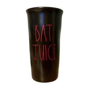 3 for $25 Rae Dunn Tumbler To Go Travel Coffee Mug Halloween BAT JUICE Black NEW